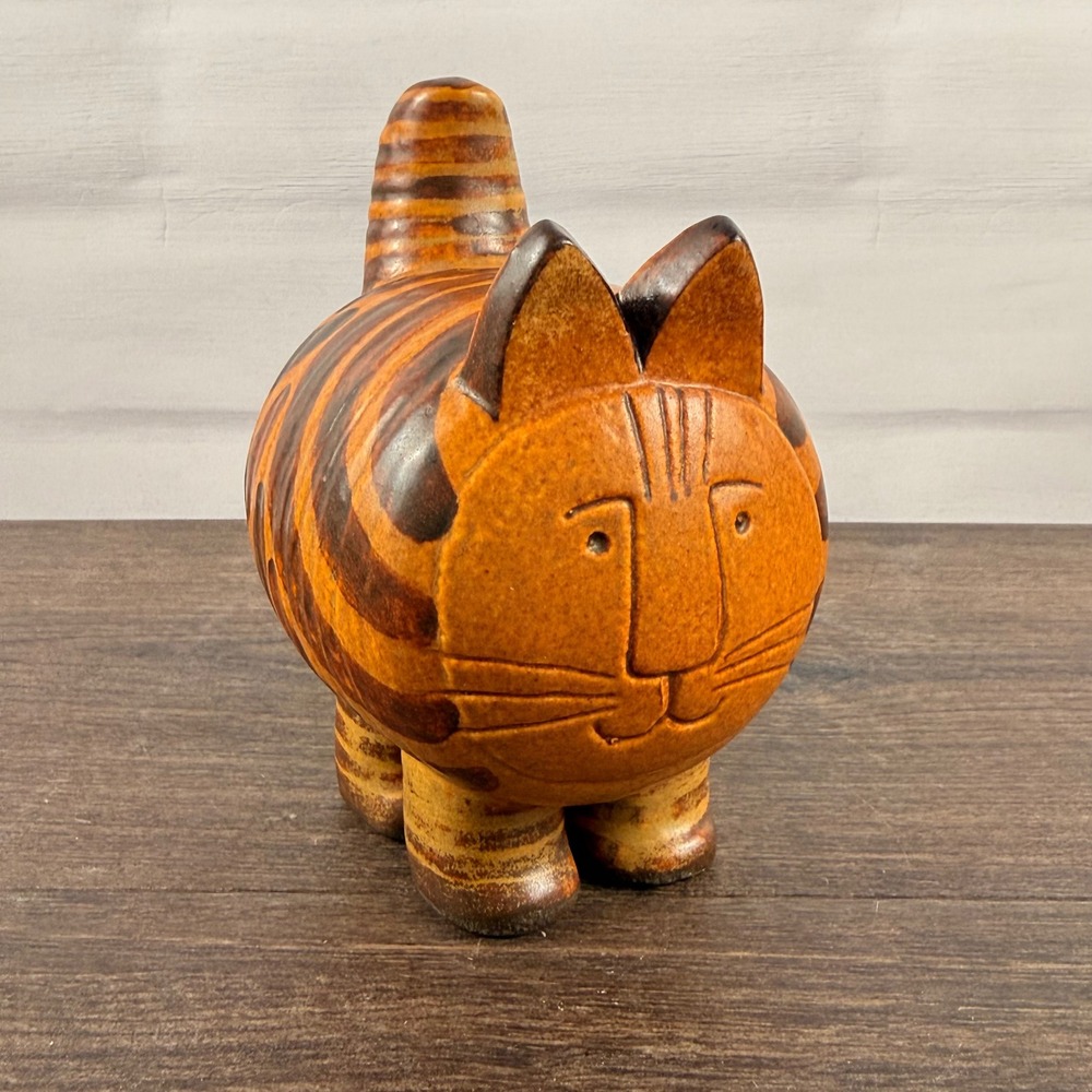 Lisa Larson Gustavsberg Jura Big Cat Stora Katten Stoneware Sweden 1970s
